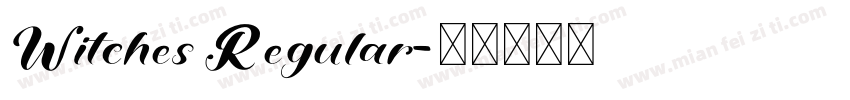 Witches Regular字体转换